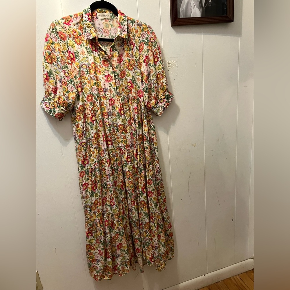 Natural life XS Floral Rebecca Dress — EUC